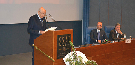 Presidente della Repubblica Giorgio Napolitano